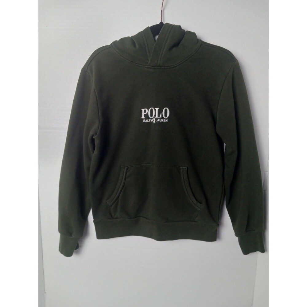 Polo Ralph Lauren Boys Youth Sz. 8 Olive Green Hoodie Jogger Sweatpants Set